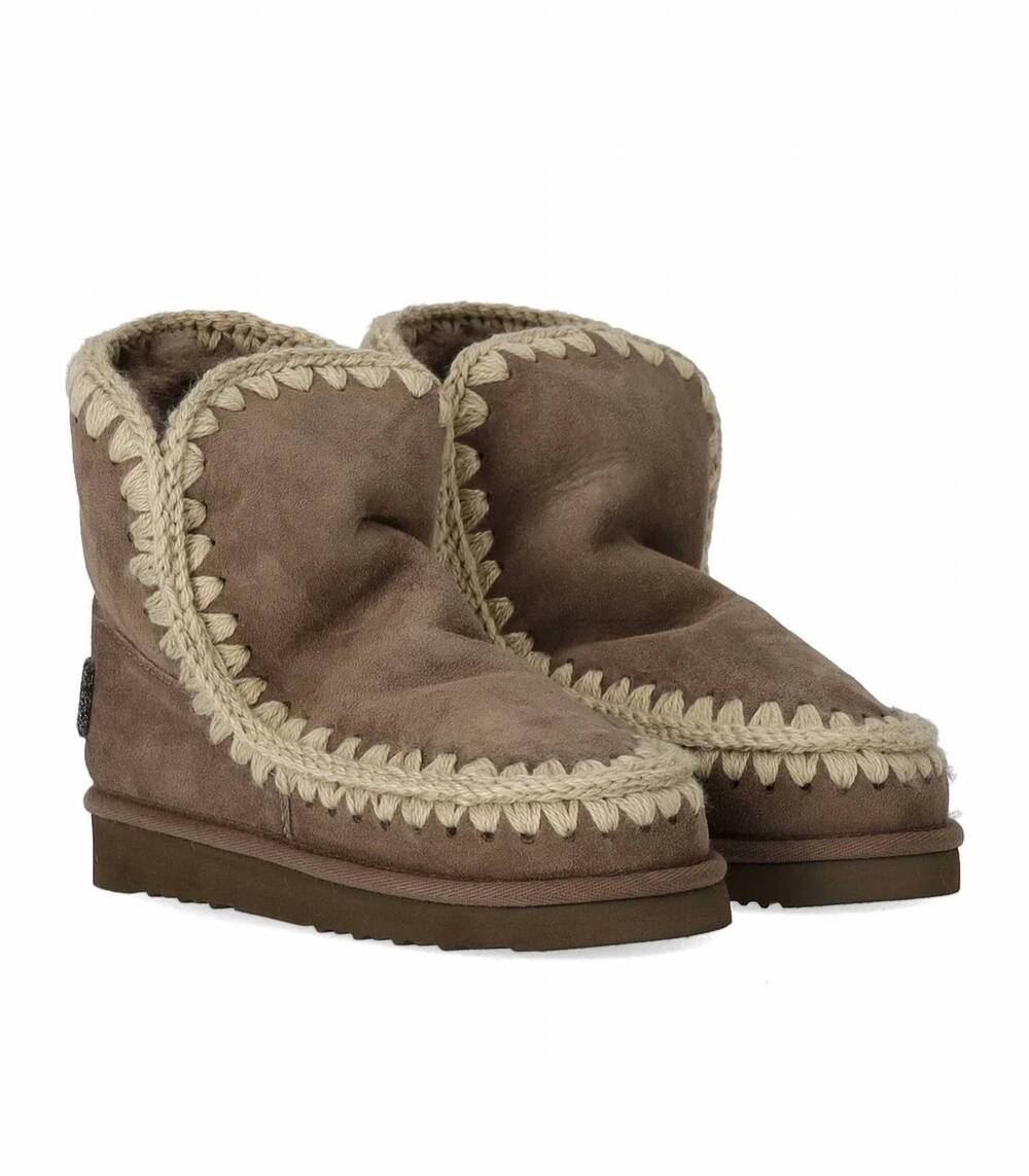 NEW MOU women's eskimo 18 ankle boots in elephant grey